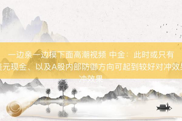 一边亲一边摸下面高潮视频 中金：此时或只有美元现金、以及A股内部防御方向可起到较好对冲效果