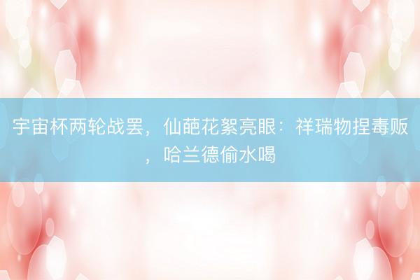 宇宙杯两轮战罢，仙葩花絮亮眼：祥瑞物捏毒贩，哈兰德偷水喝
